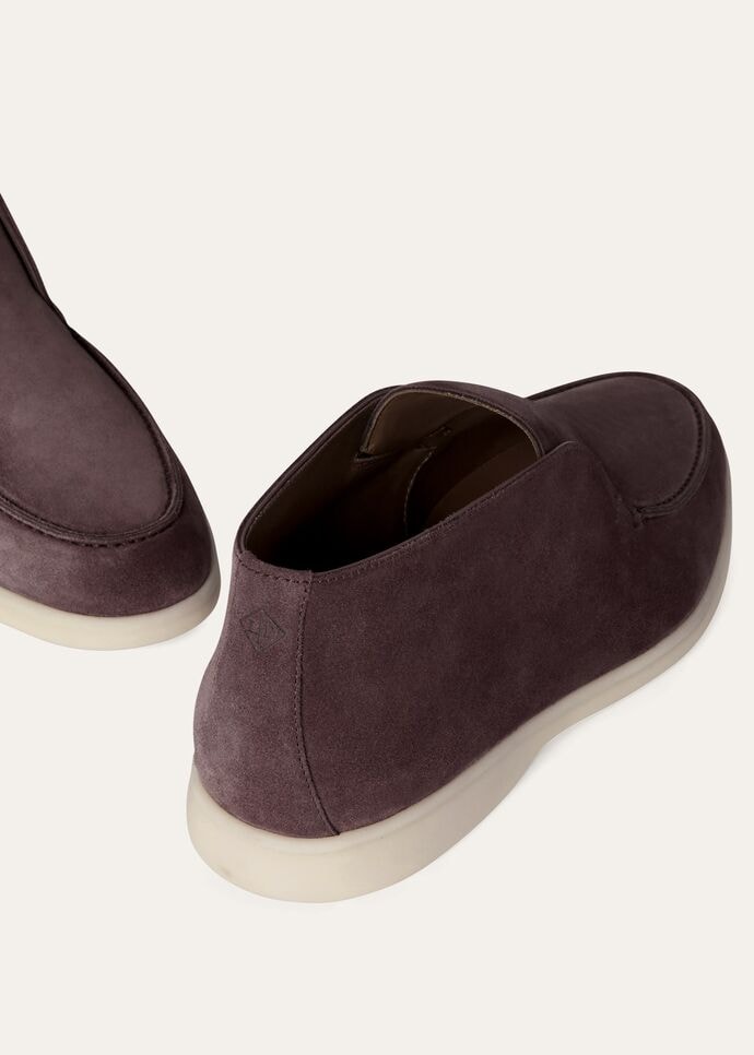 L0r0 P1ana Open Walk Chukka Boots Black For Men FAB4368