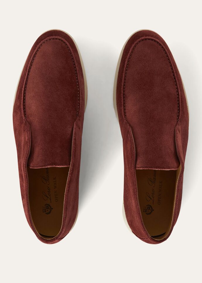 L0r0 P1ana Open Walk Chukka Boots Brown For Men FAB4368