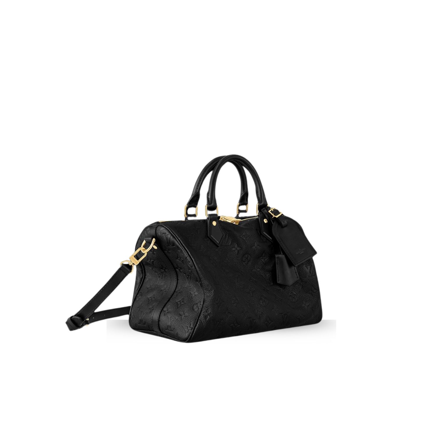 L0vis Vvtt0n Speedy Soft 30 Monogram Empreinte Black For Women 30cm/11.8in M47186
