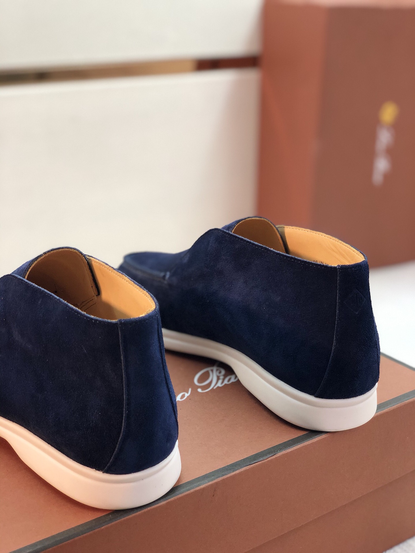 L0r0 P1ana Open Walk Boots Argo Blue Melange For Women – FAE9959 W948