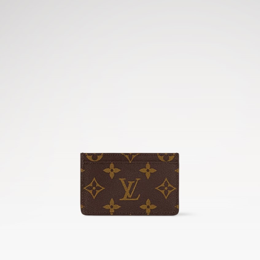 L0vis Vvtt0n Monogram Card Holder Brown For Women M11448 4.3in/11cm