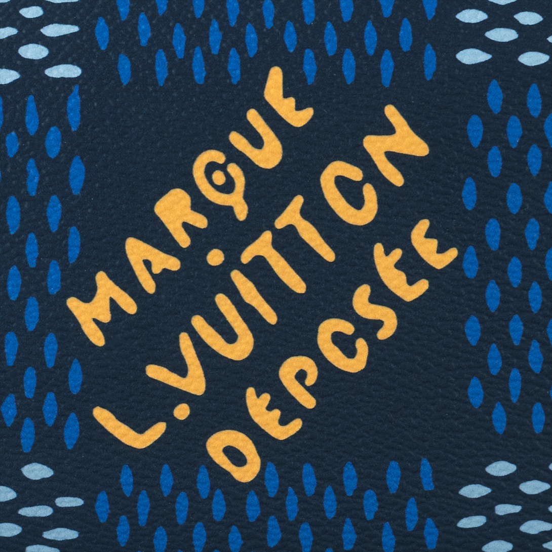 L0vis Vvtt0n Pocket Organizer Blue For Men 4.4in/11.2cm N40677