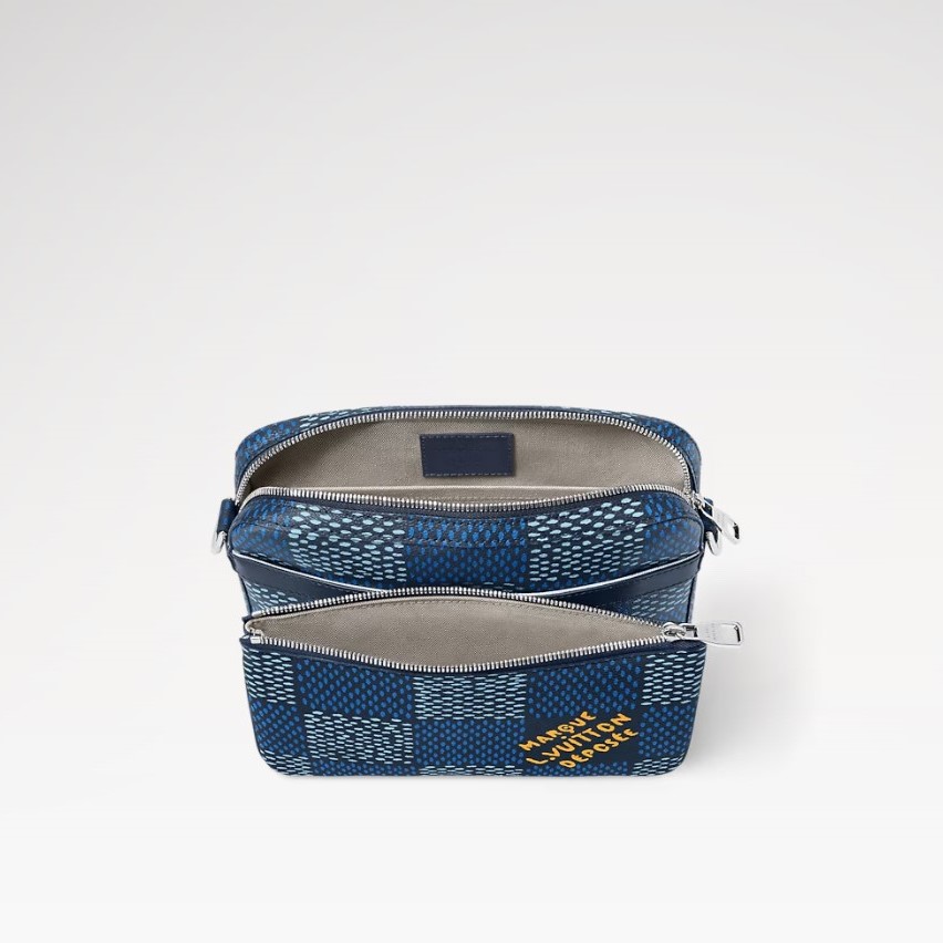 L0vis Vvtt0n Trio Messenger Bag Blue For Men N40694 9.8in/25cm