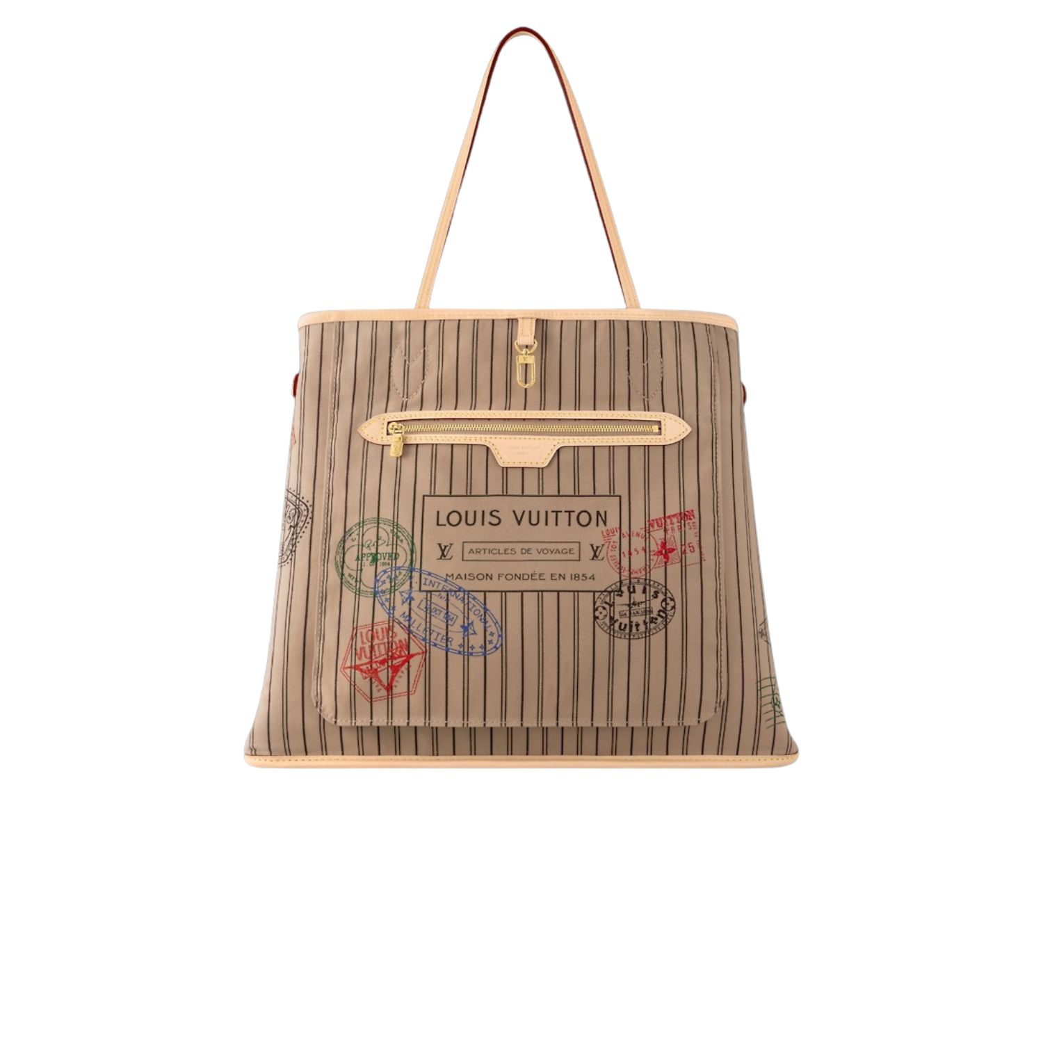 L0vis Vvtt0n Neverfull Bandoulière Inside Out GM Beige For Women 39cm/15.4in – M11948