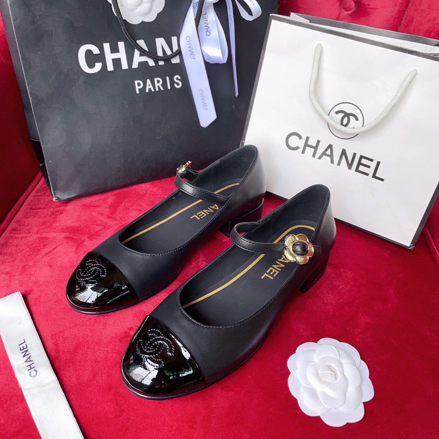 Ch**el Pumps Black For Women