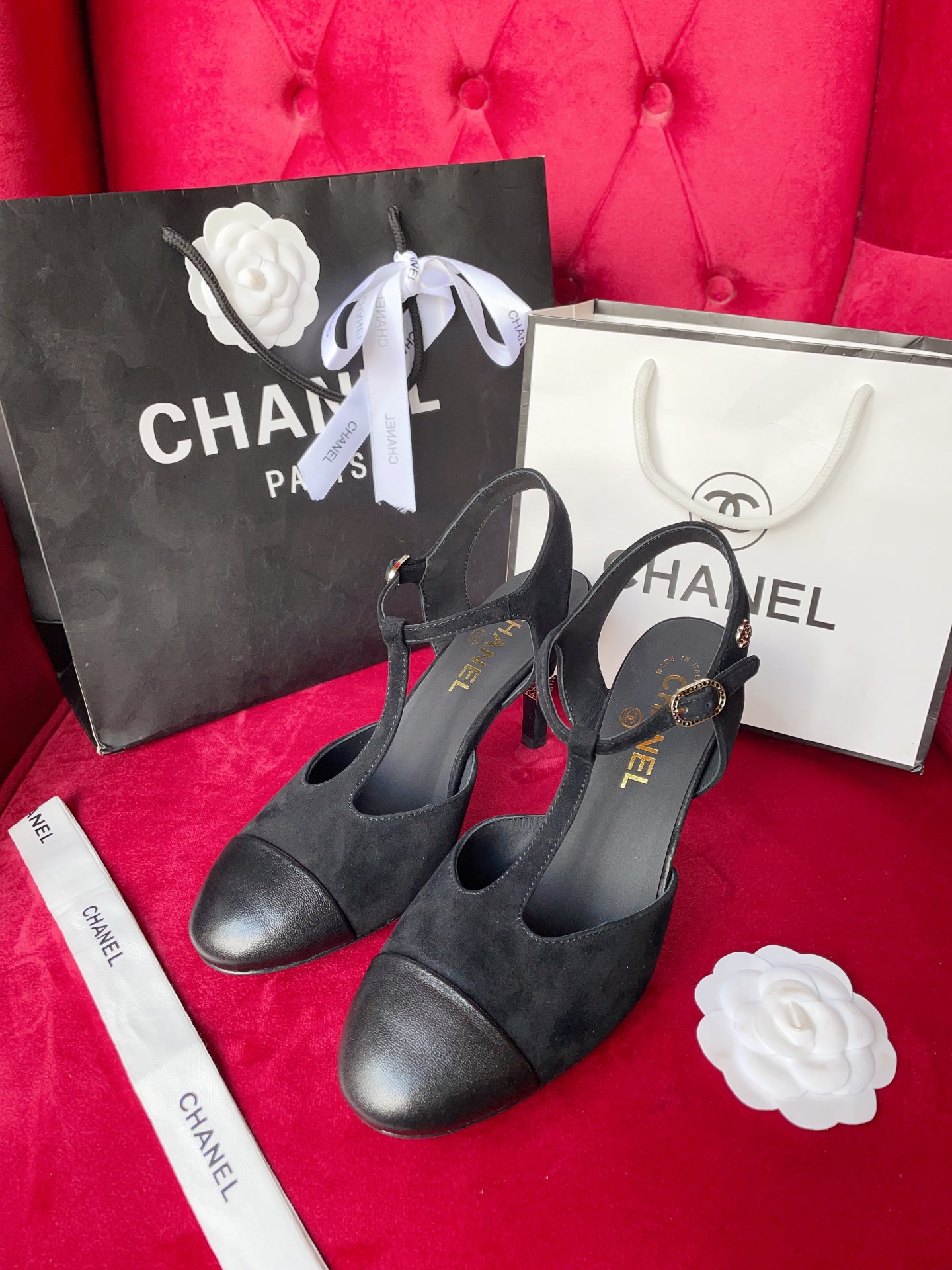 Ch**el Pumps Black For Women