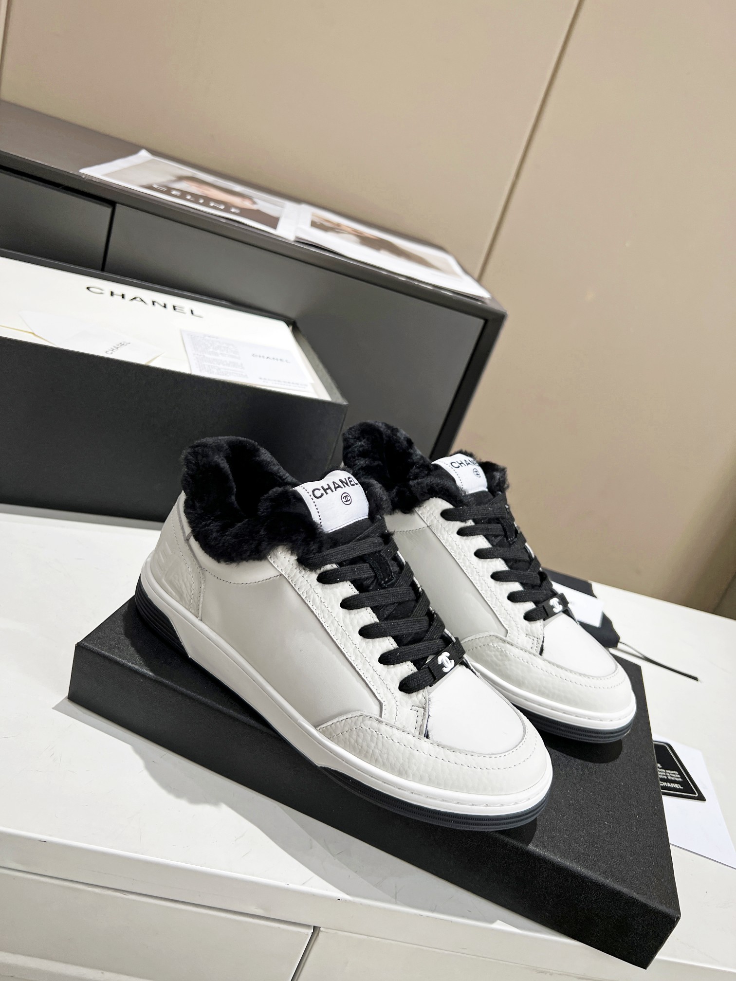 Ch**el Sneakers Black For Women