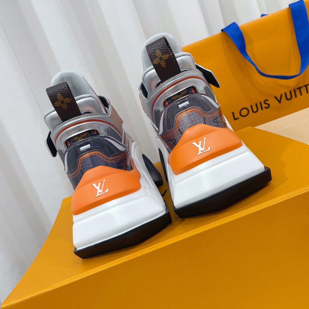 L0vis Vvtt0n LV Archlight 2.0 Platform Sneaker Silver For Women 1AB143