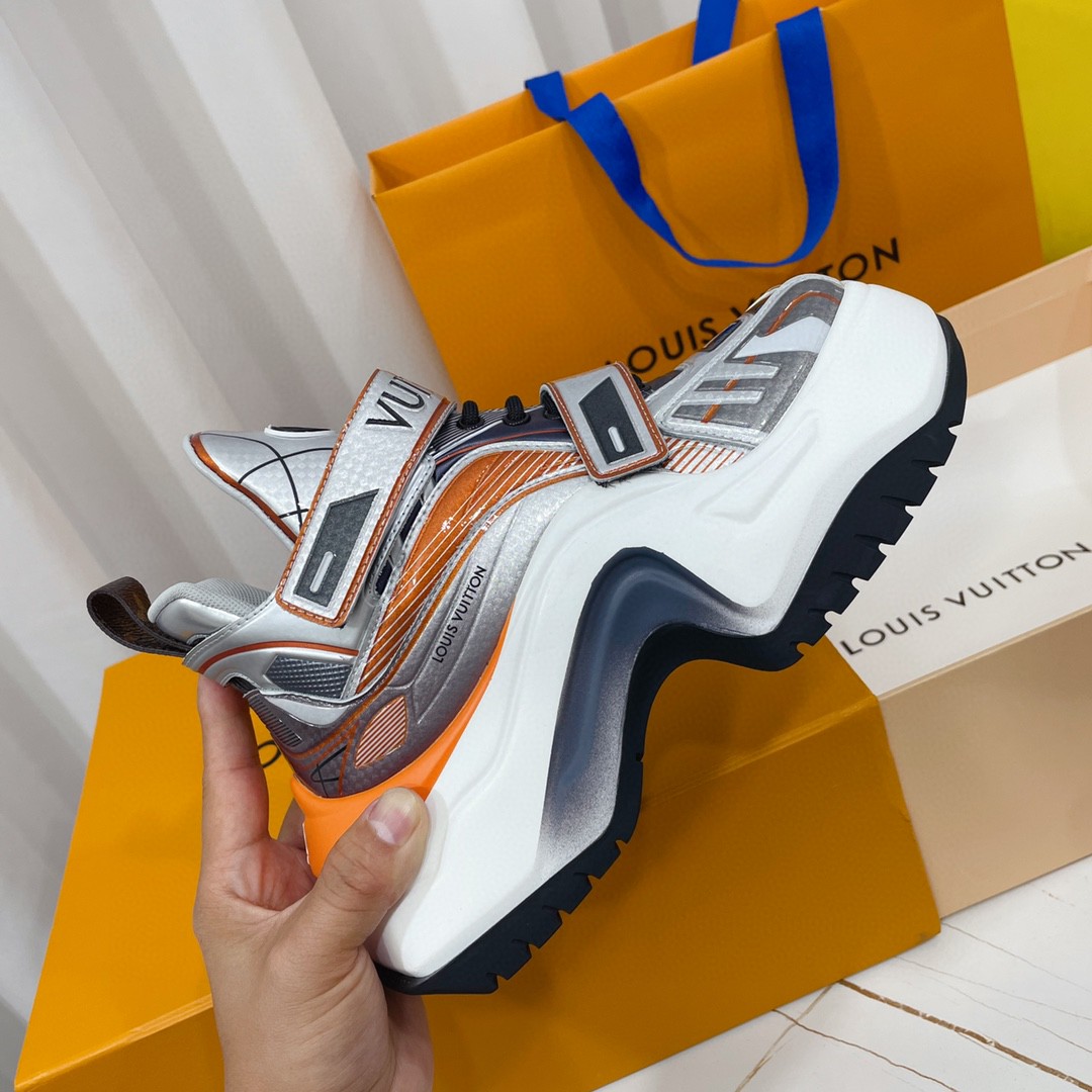 L0vis Vvtt0n LV Archlight 2.0 Platform Sneaker Silver For Women 1AB143