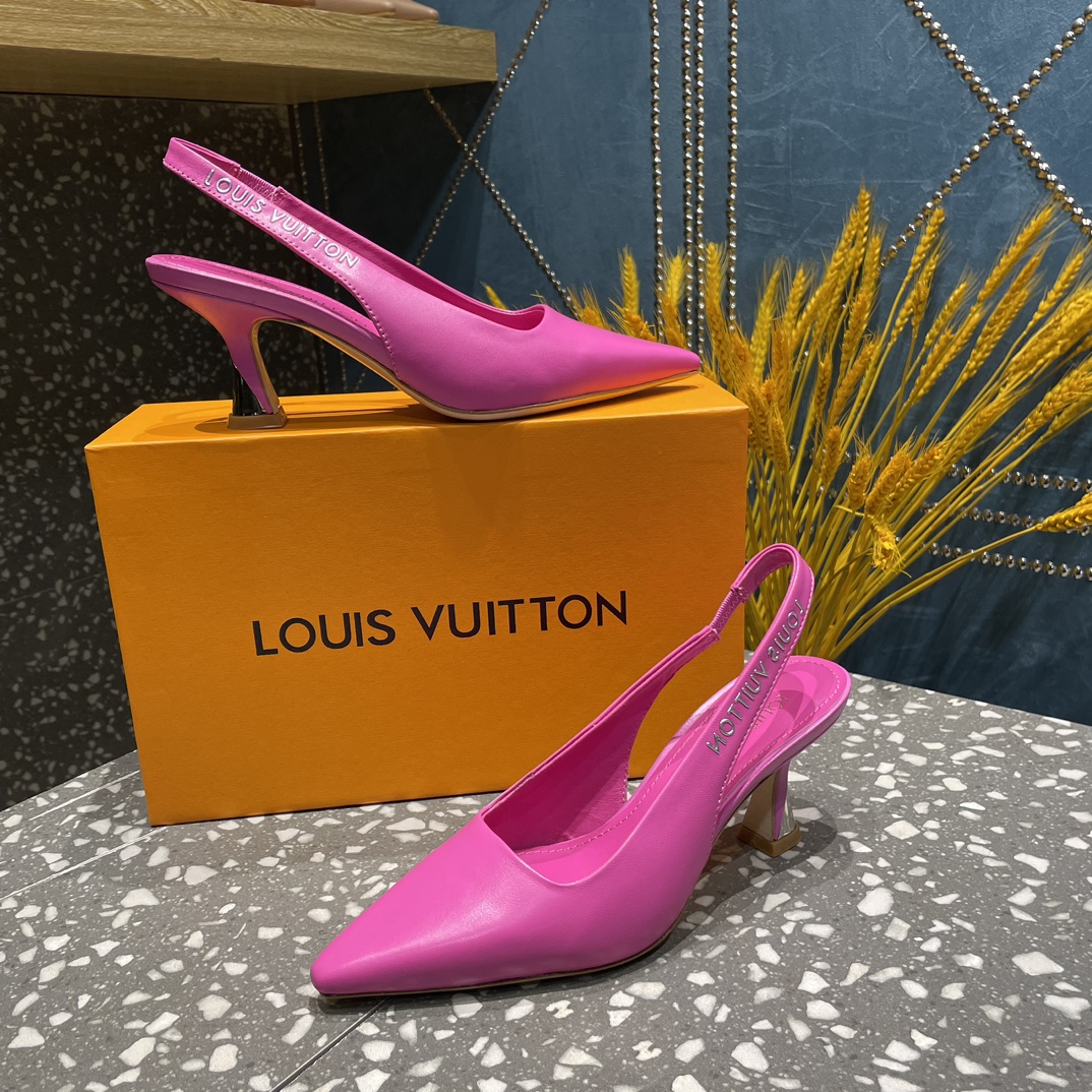L0vis Vvtt0n Sparkle Slingback Pump Pink For Women