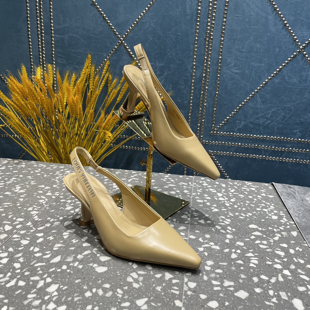 L0vis Vvtt0n Sparkle Slingback Pump Beige For Women 1AB0Q5