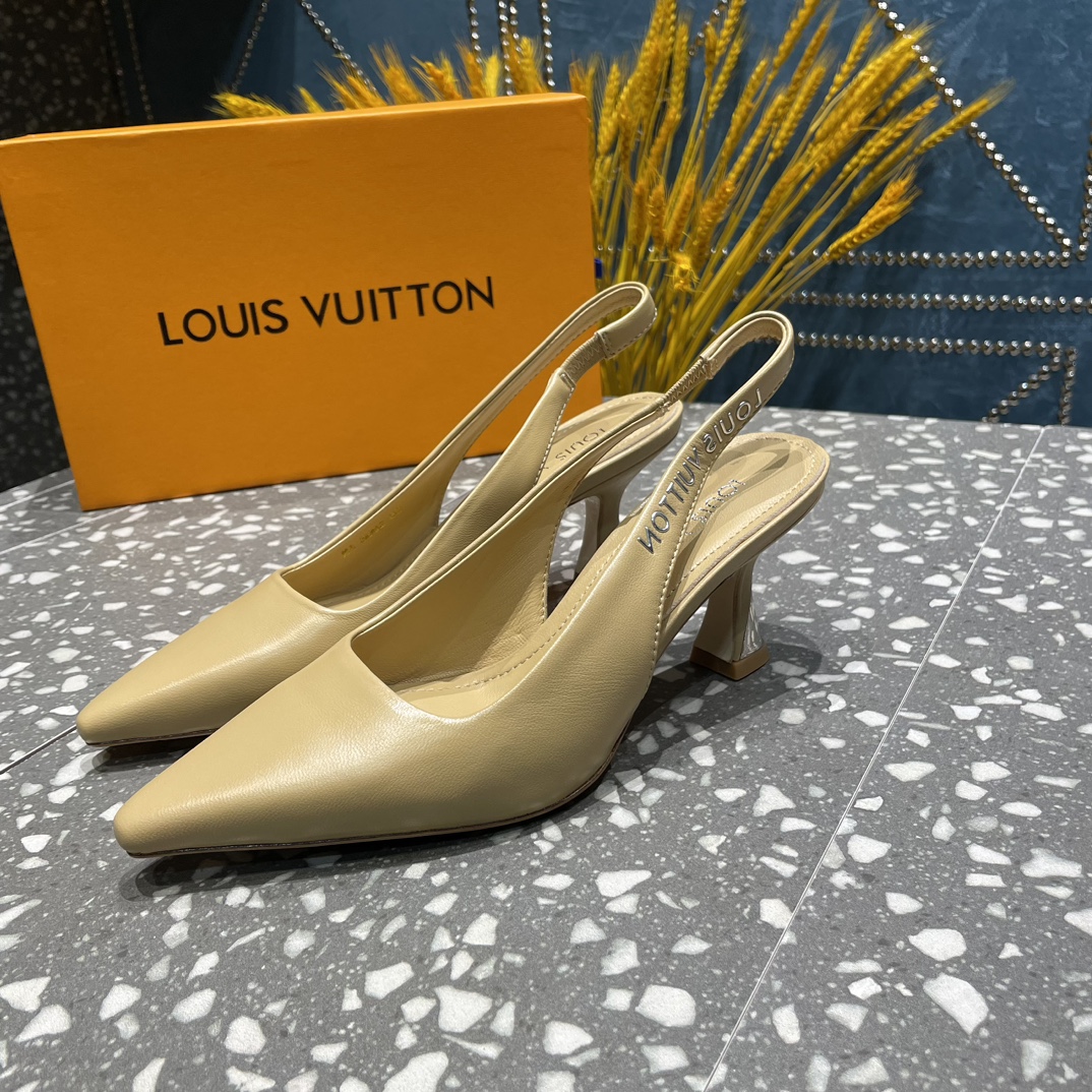 L0vis Vvtt0n Sparkle Slingback Pump Beige For Women 1AB0Q5