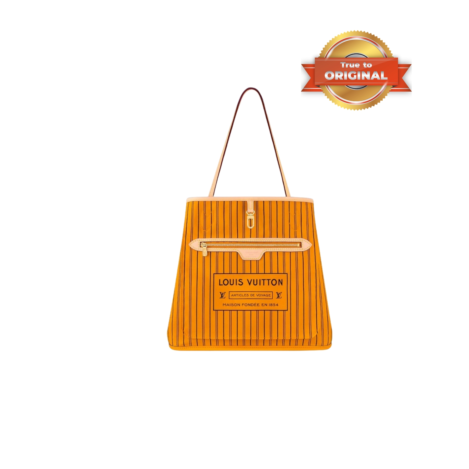 [True-to-ORIGINAL] L0vis Vvtt0n Neverfull Bandoulière Inside Out MM Jaune For Women 31cm/12.2in M11947