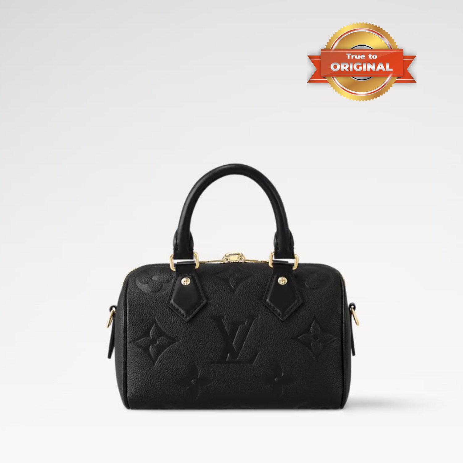 [True-to-ORIGINAL] L0vis Vvtt0n Speedy Bandoulière 20 Monogram Empreinte Black For Women 20.5cm/8.1in M58953