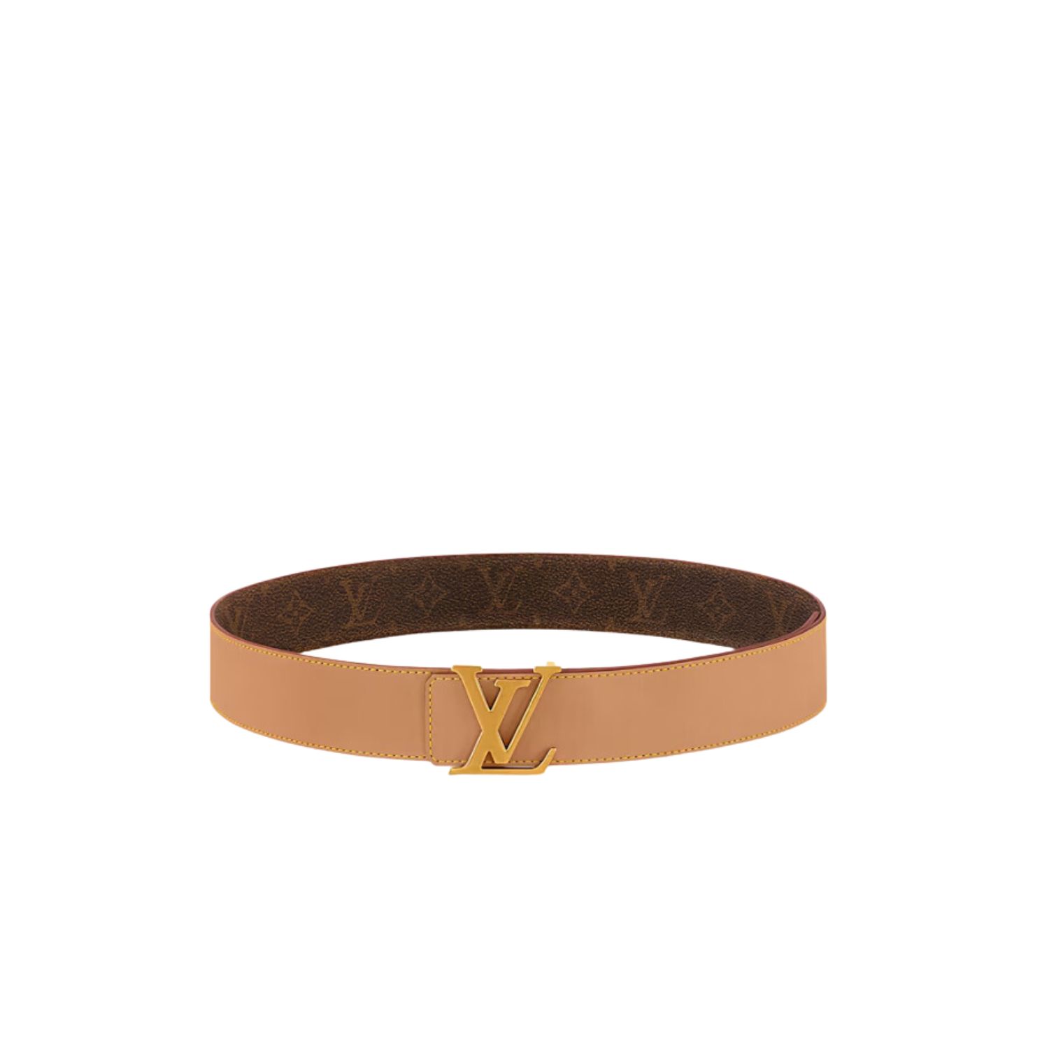 L0vis Vvtt0n LV Initiales 40mm Reversible Belt Brown For Men M8740V