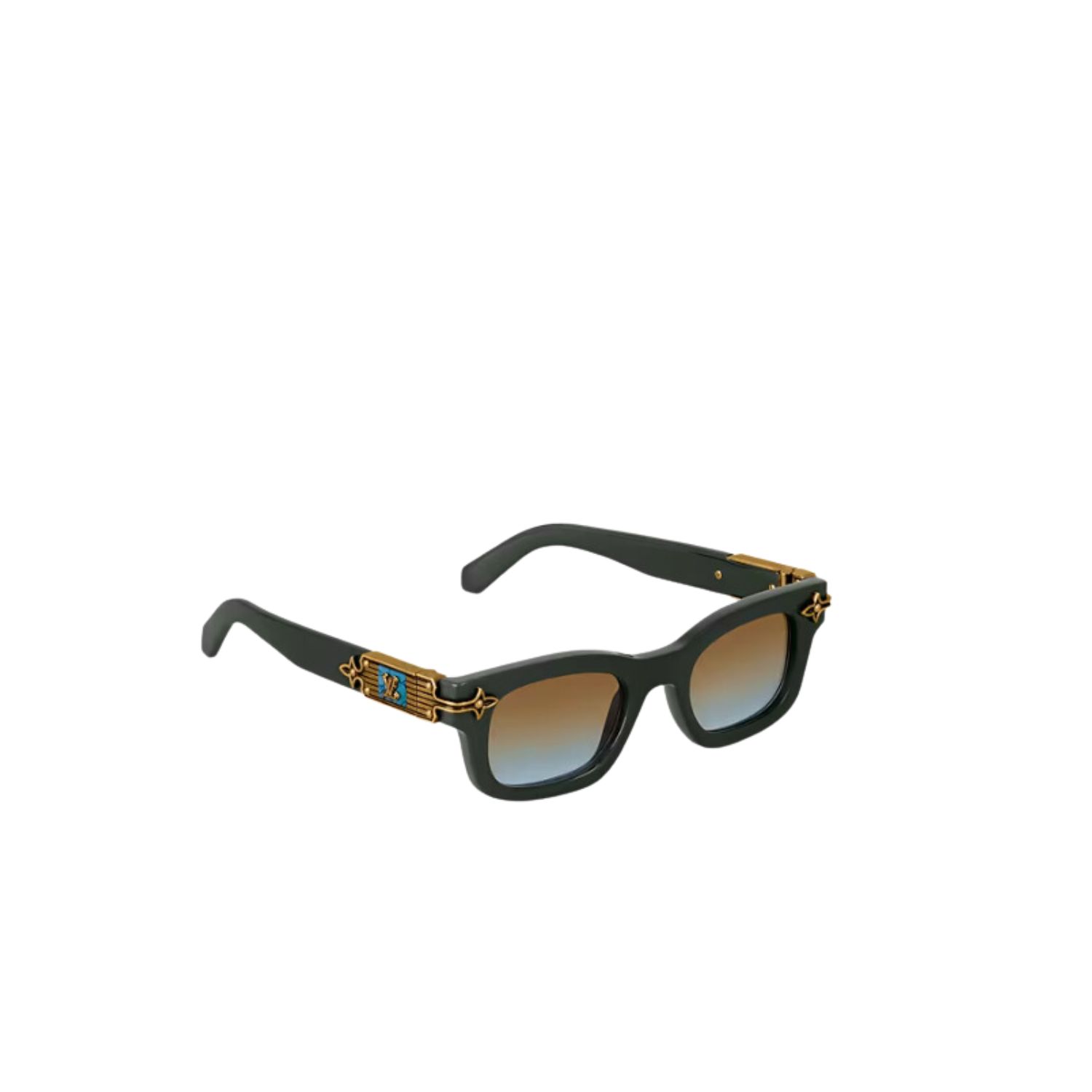 L0vis Vvtt0n LV Arabesque Sunglasses Kaki For Men Z2556U