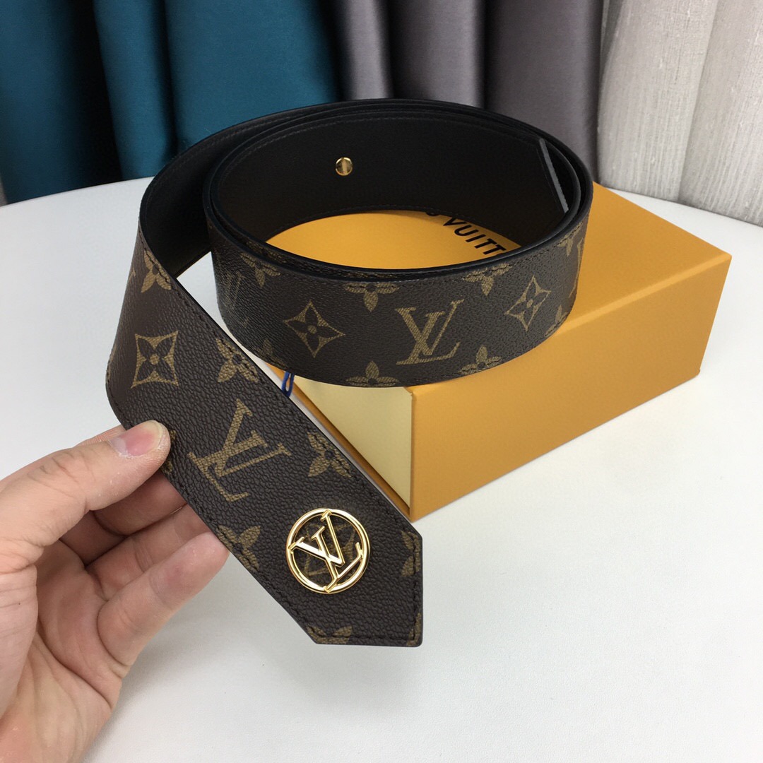 L0vis Vvtt0n Tie The Knot Belt Monogram Canvas, LV Women Belt M0244U