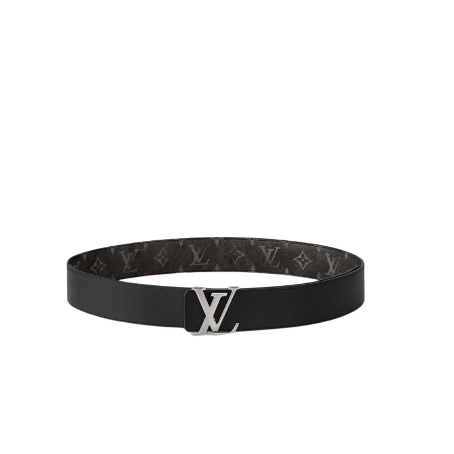 L0vis Vvtt0n LV Initiales 40mm Reversible Belt Black For Men M8741V