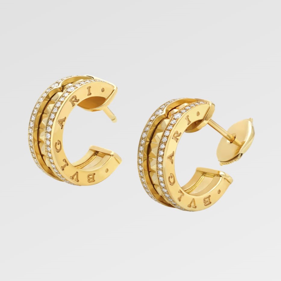 Bv1g*ai B.zero1 Earrings Yellow Gold For Women 357918