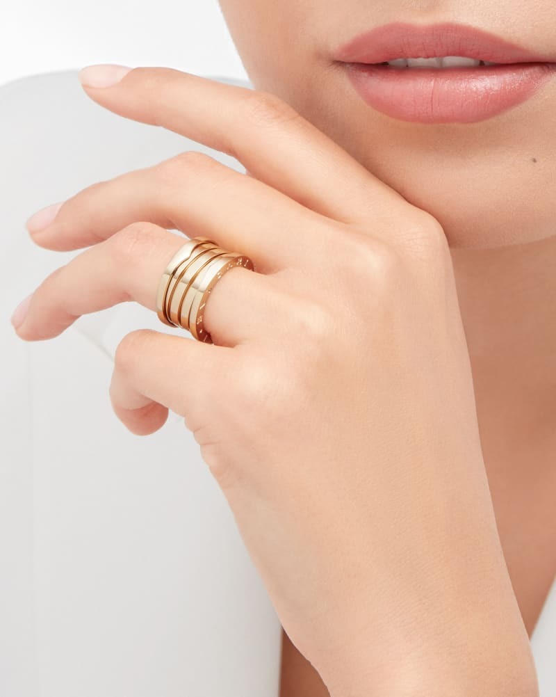 Bv1g*ai B.zero1 Ring Yellow Gold For Women 346589