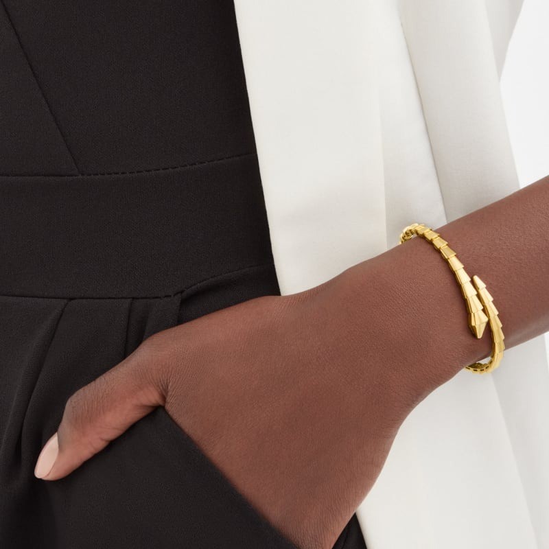 Bv1g*ai Serpenti Viper Bracelet Yellow Gold For Women 360722