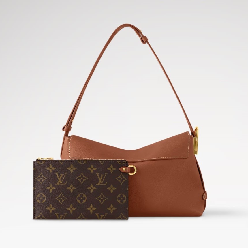 L0vis Vvtt0n Low Key Messenger Cognac Brown For Women 11.8in/30cm M13151