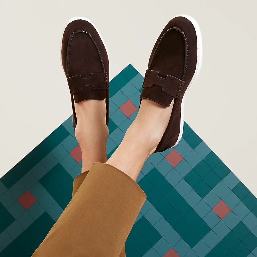 H**me5 Job Loafer Marron Ebene For Men – H242935ZAME420