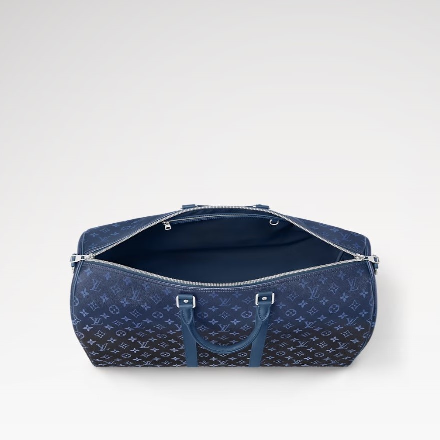 L0vis Vvtt0n Keepall Bandoulière 55 Navy Blue 21.7in/55cm M11558