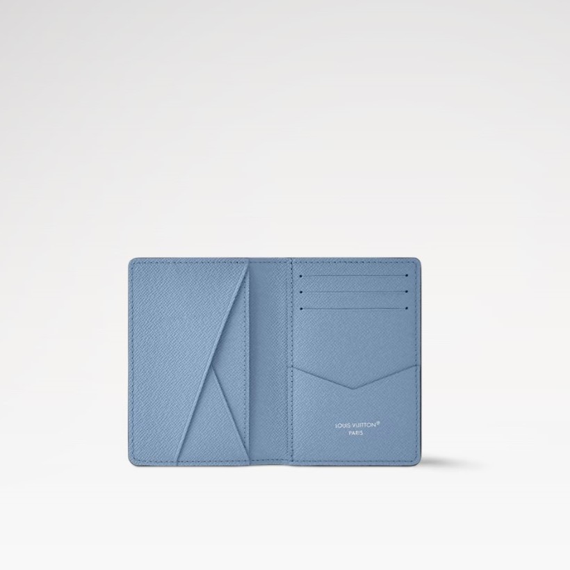 L0vis Vvtt0n Pocket Organizer Sky Blue For Men 4.4in/11cm M14112