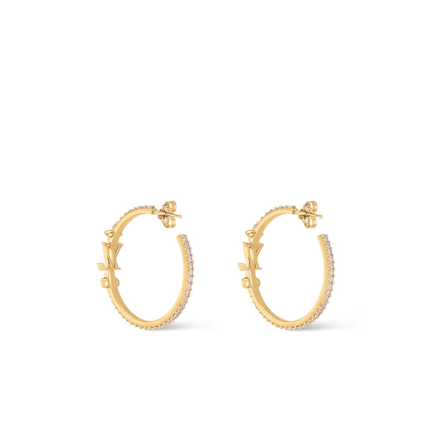 L0vis Vvtt0n Iconic Earrings Gold-Toned For Women – M02303