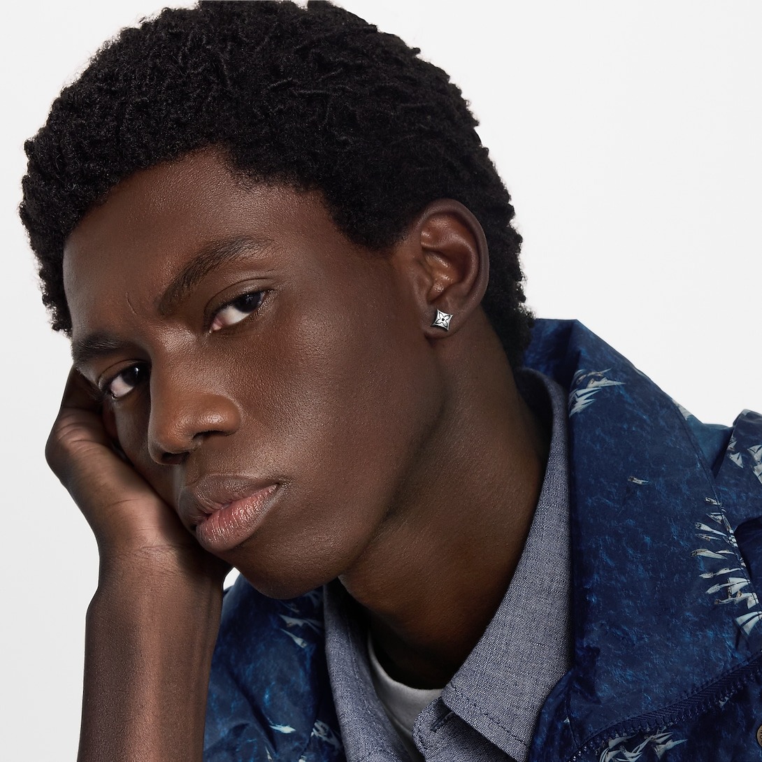 L0vis Vvtt0n Sailor Earrings Silver-Toned – M02749