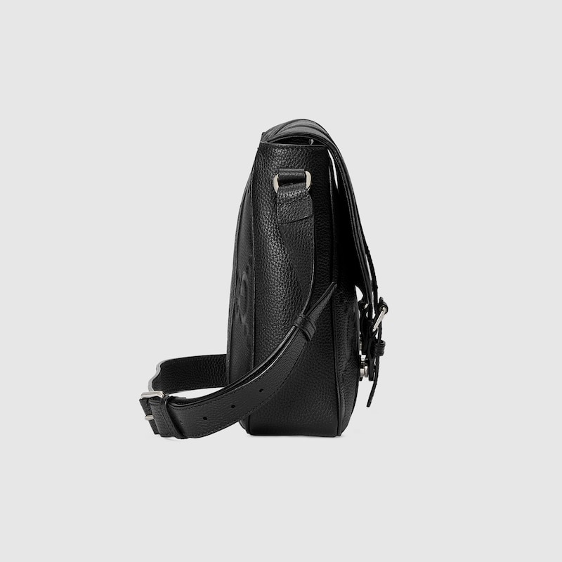 Gvc*1 GG Jumbo Medium Messeger Bag Black For Men 12.2in/31cm 760234 AABY0 1000