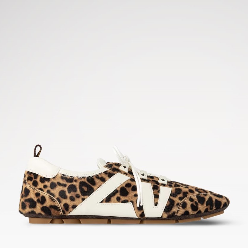 L0vis Vvtt0n LV Sneakerina Brown For Women 1AICSQ