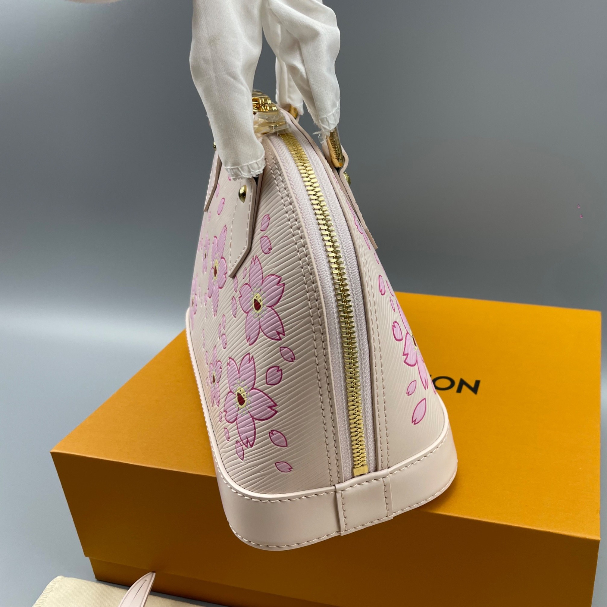 [True-to-ORIGINAL] L0vis Vvtt0n LV x TM Alma BB Pink For Women 23.5cm/9.3in – M13104