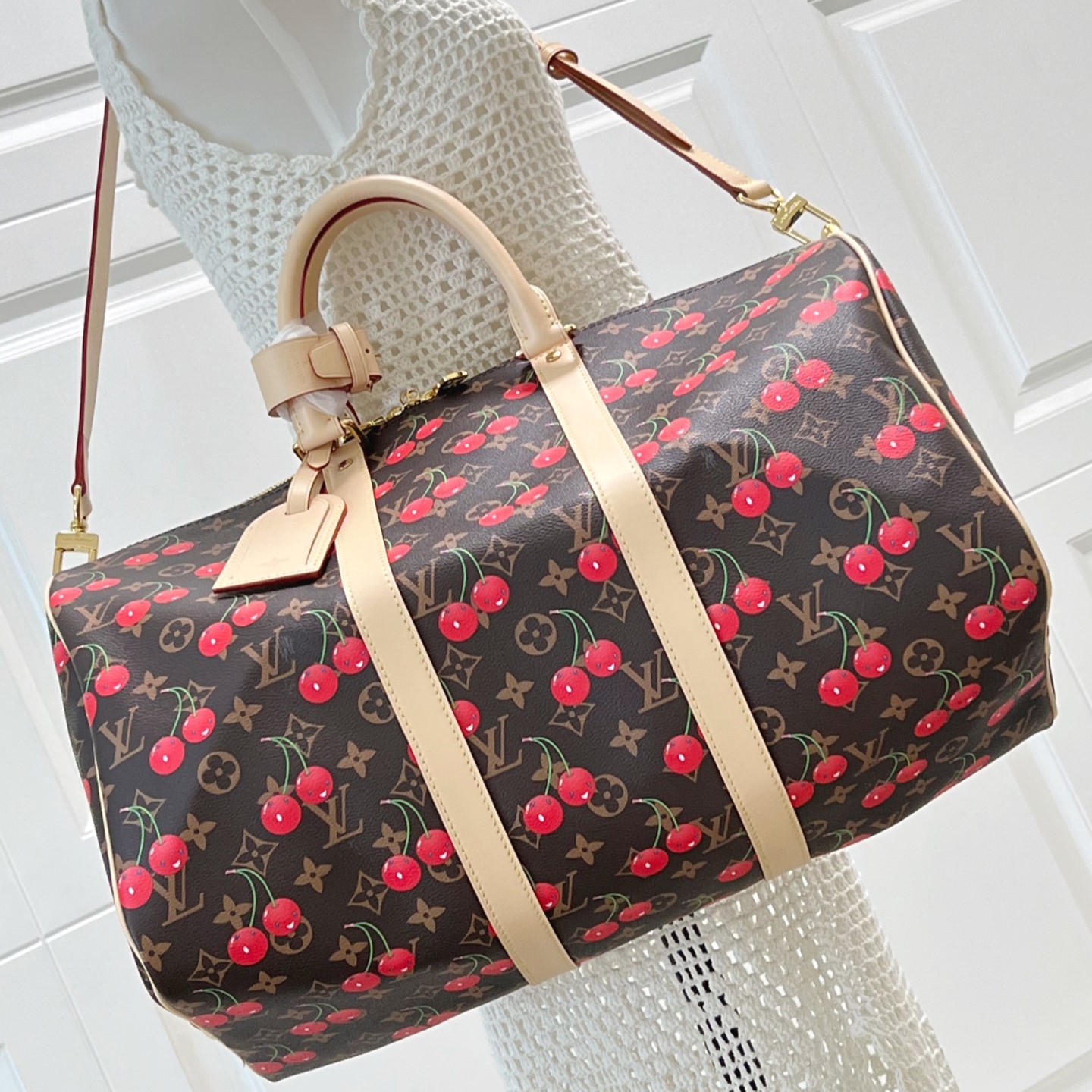 [True-to-ORIGINAL] L0vis Vvtt0n LV x TM Keepall Bandoulière 45 17.7in/45cm M13764