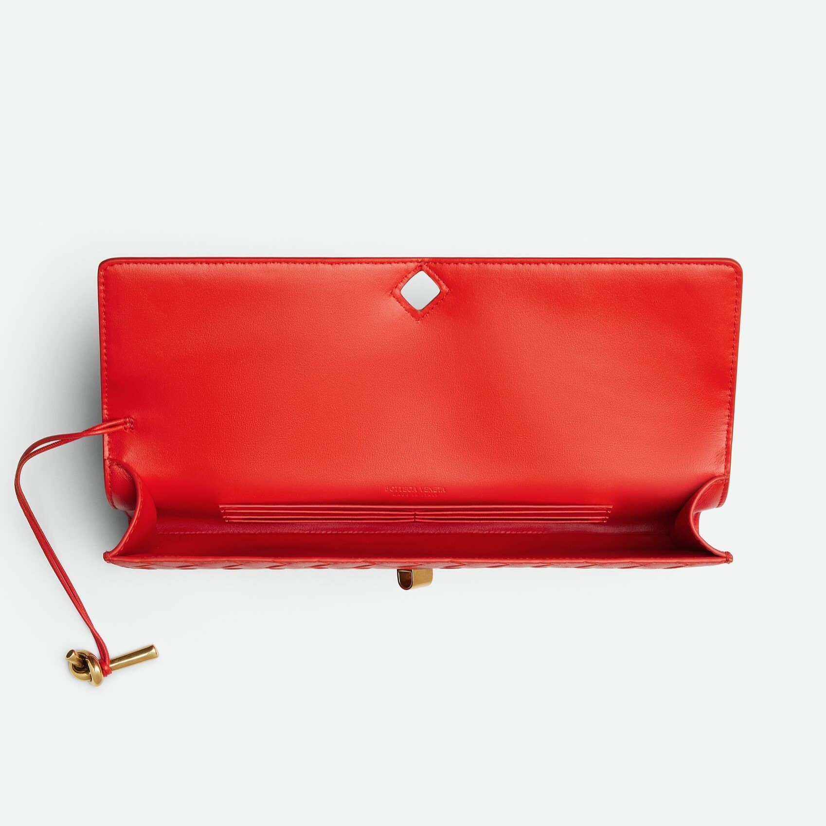 B0tt*ga Ven*ta Andiamo Clutch Cherry Tomato For Women 31cm/12.2in 741511VCPP36529