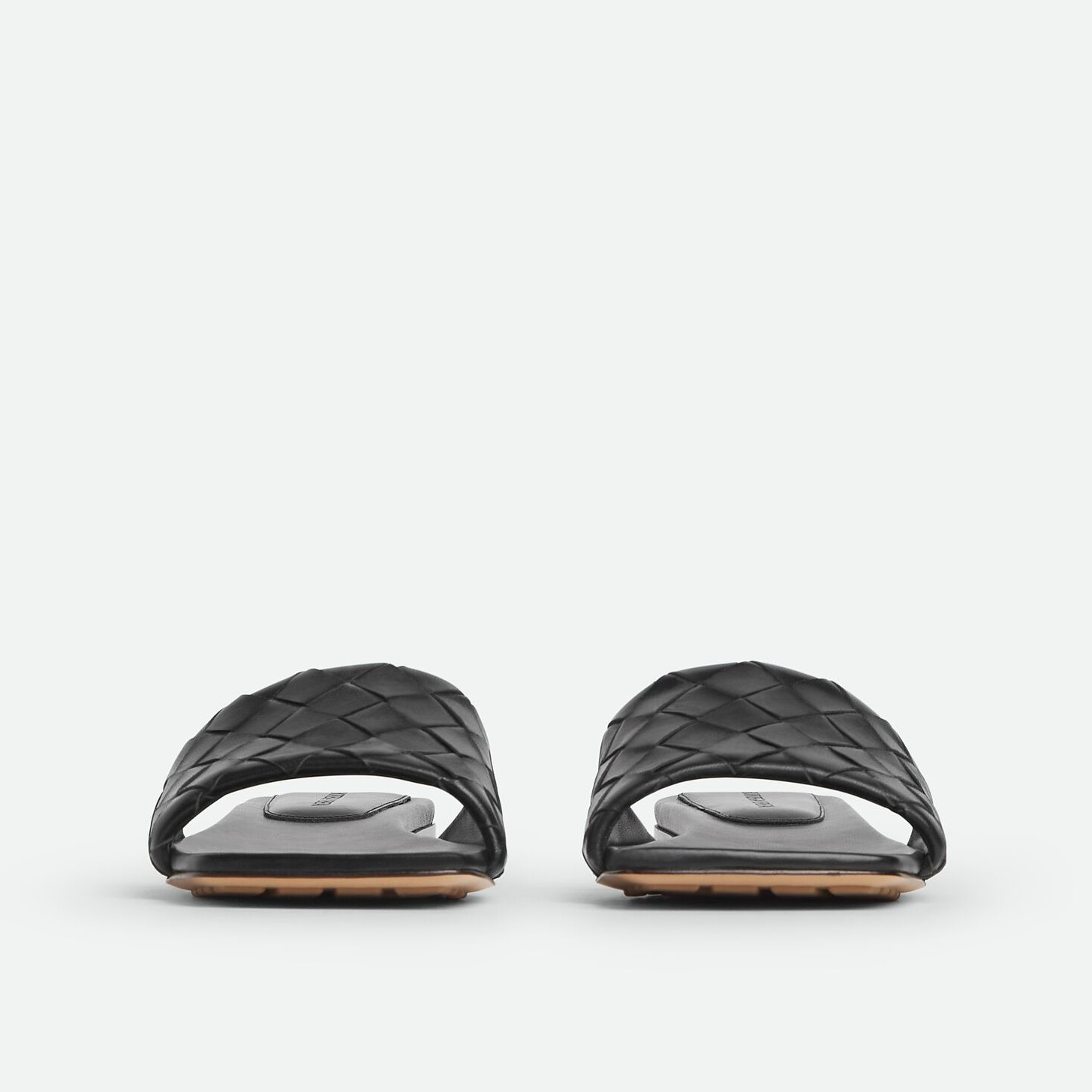 B0tt*ga Ven*ta Parco Flat Mule Black For Women 837737V2ED01000