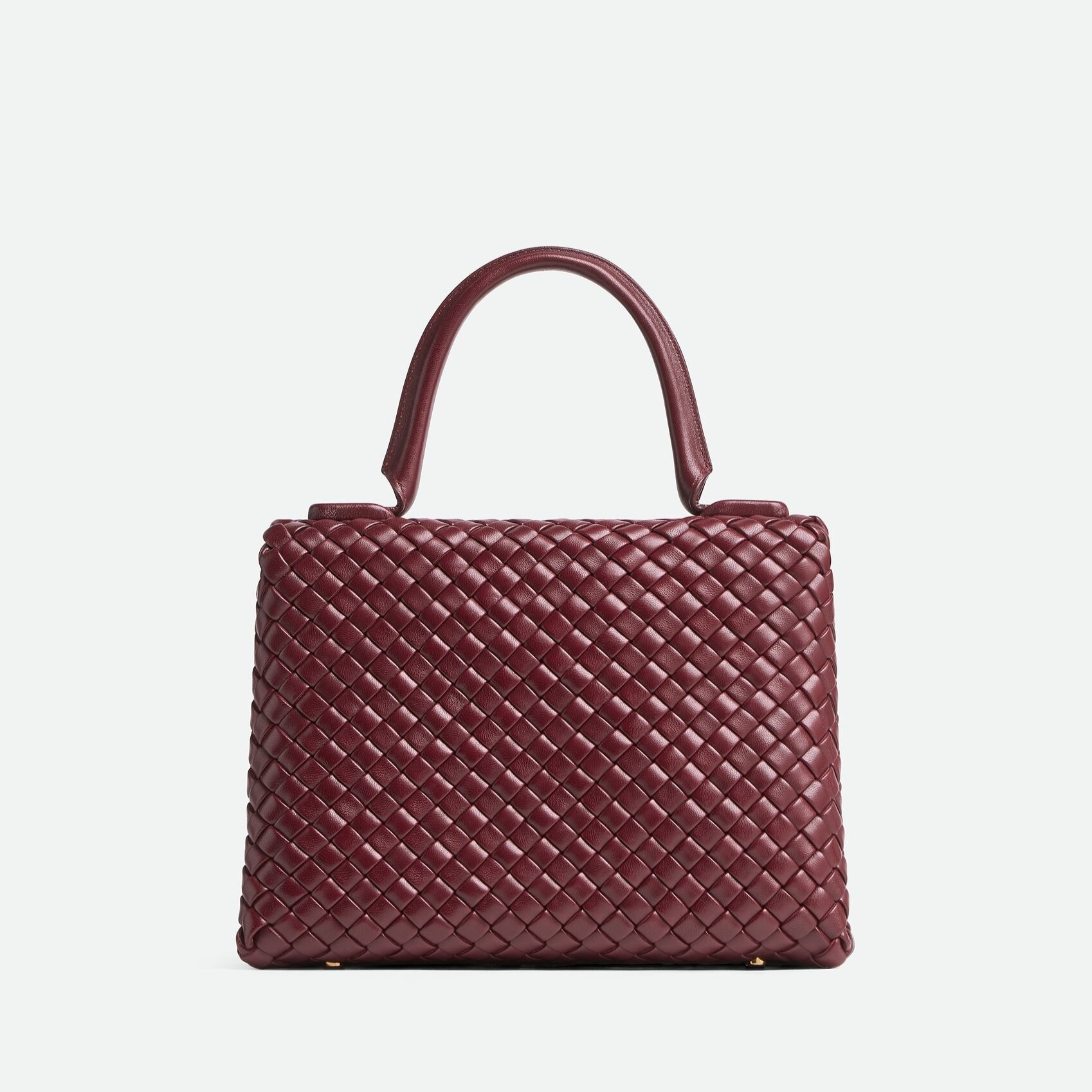 [True-to-ORIGINAL] B0tt*ga Ven*ta Patti Shoulder Bag Cherry For Women 26cm/10.2in 776783V3RG16413