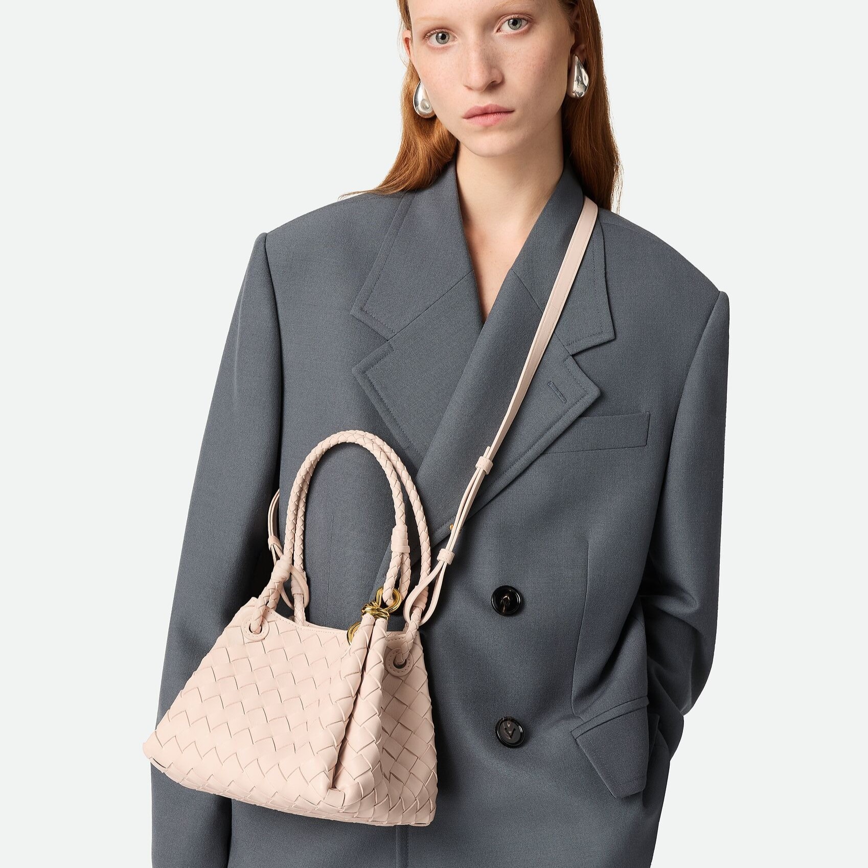 [True-to-ORIGINAL] B0tt*ga Ven*ta Small Parachute Cameo For Women 20cm/7.9in 796569VCPPT6817