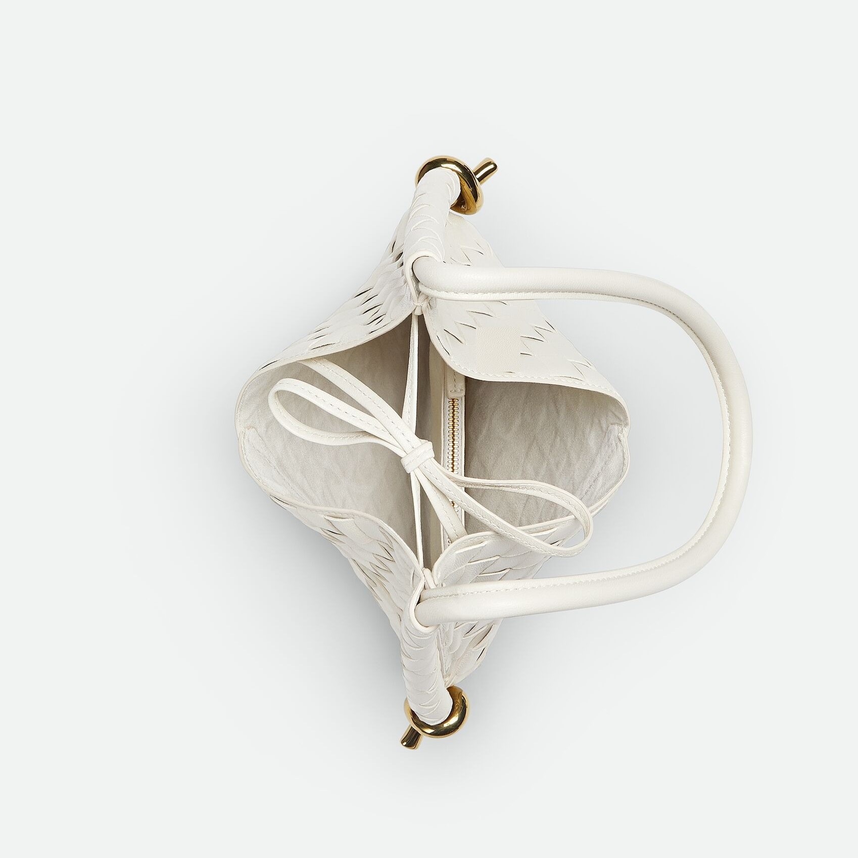 [True-to-ORIGINAL] B0tt*ga Ven*ta Small Solstice White For Women 26cm/10.2in 740898VCPP19092