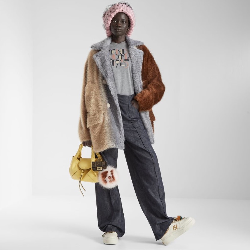 [True-to-ORIGINAL] F**di Spy Small Bag Yellow For Women 12.6in/32cm 8BR838AYCTF1NPV