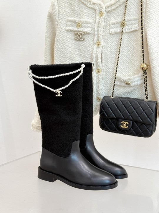 Ch**el High Boots Black For Women G46710 B21617 94305