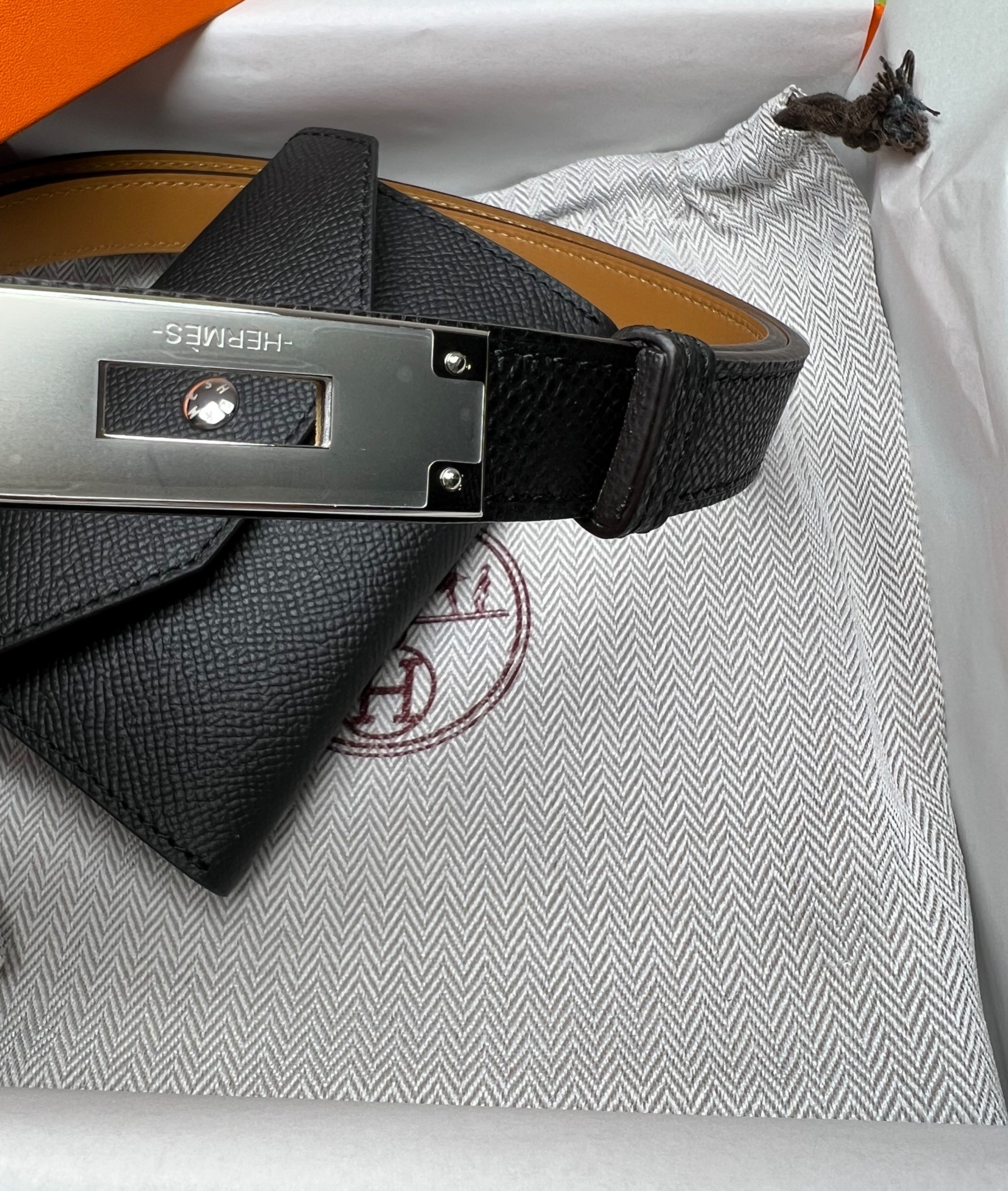 H**me5 Kelly Pocket 18 Belt Noir For Women H081120CK89