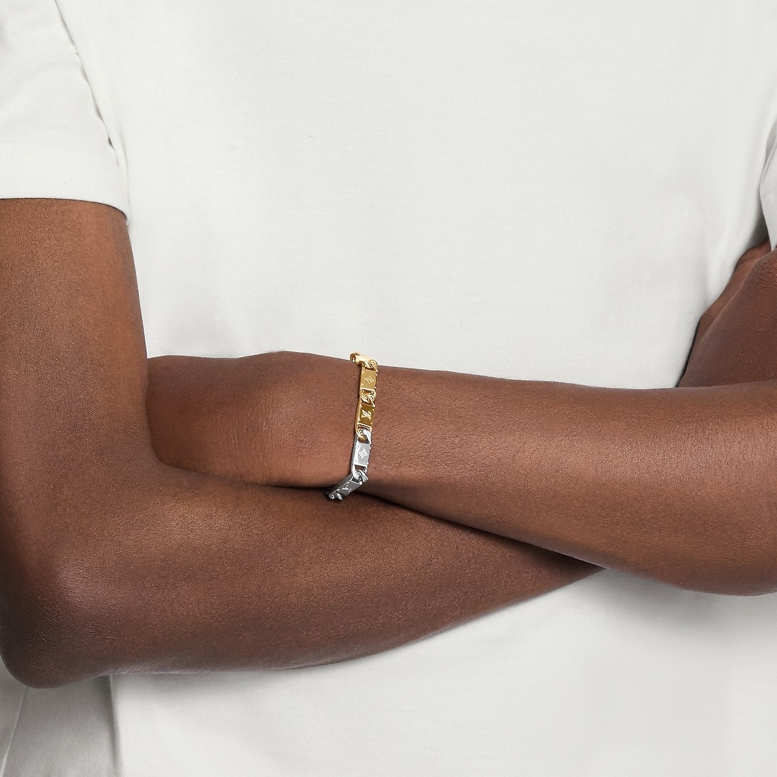 L0vis Vvtt0n Monogram Tied Up Bracelet For Men M1306M