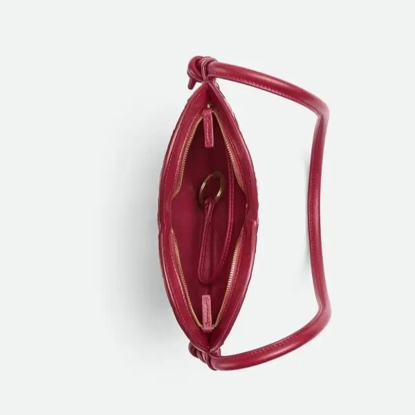 [True-to-ORIGINAL] B0tt*ga Ven*ta Mini Solstice Heart Red For Women 22cm/8.7in