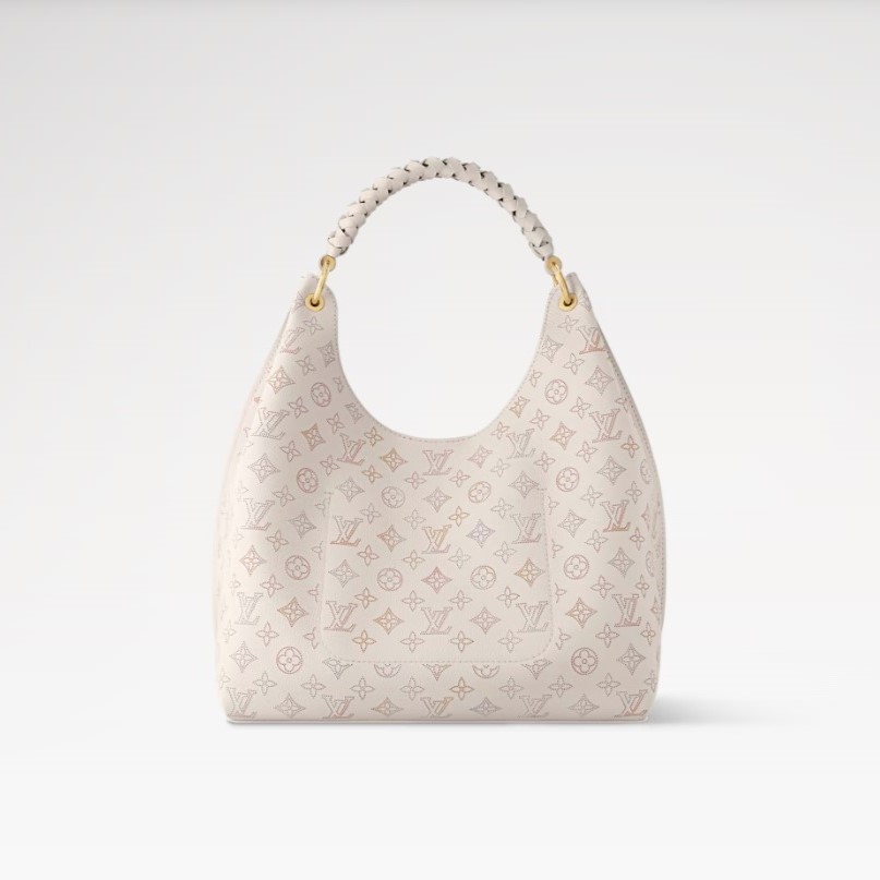 [True-to-ORIGINAL] L0vis Vvtt0n Carmel Mahina Handbag Dream Cream For Women 35cm/13.8in M25894