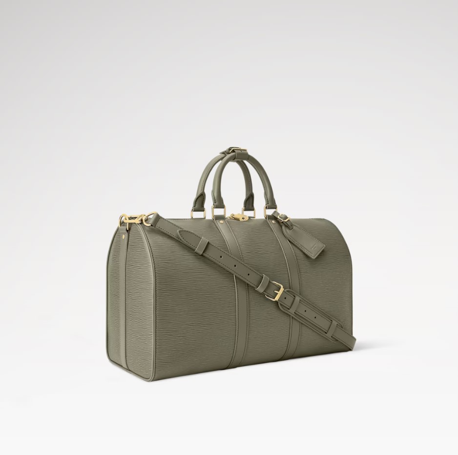 L0vis Vvtt0n Keepall Bandoulière 45 Khaki Green 17.7in/45cm M15181