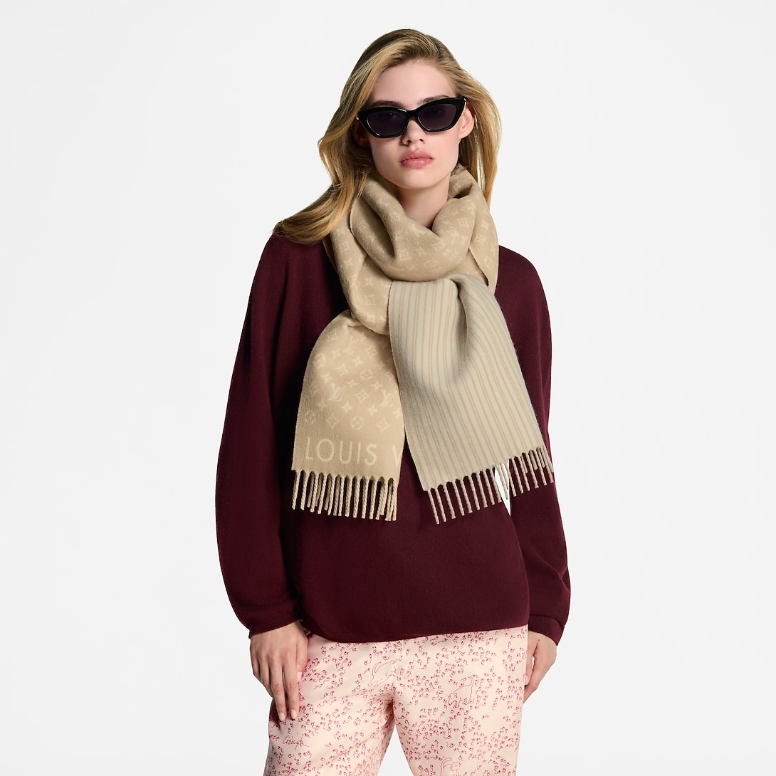 L0vis Vvtt0n My Neverfull Scarf Dune 94.5in/240cm M96621