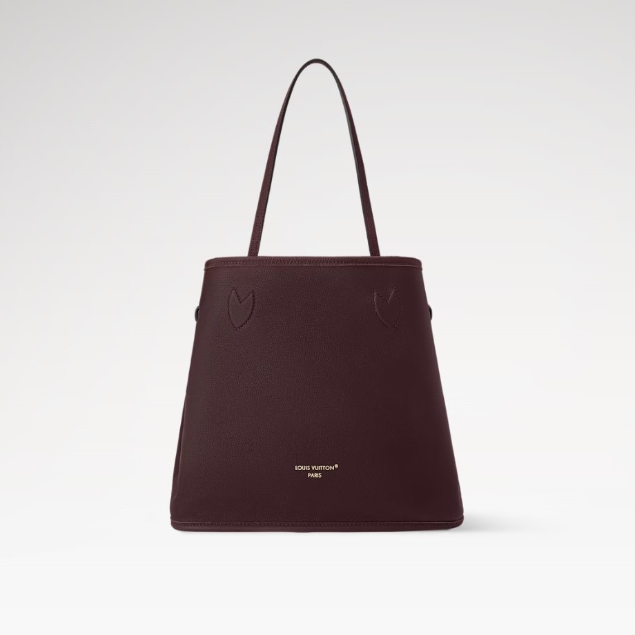 [True-to-ORIGINAL] L0vis Vvtt0n Neverfull Inside Out MM Monogram Wine For Women 31cm/12.2in M25663