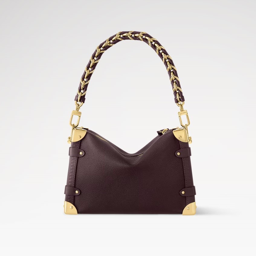 [True-to-ORIGINAL] L0vis Vvtt0n Side Trunk MM Wine Red For Women 23.5cm/9.3in M25669